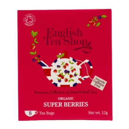 English Tea Shop Utazó Bio Szupergyümölcsös Teaválogatás - filter, 8 db , 15 g