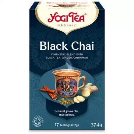Yogi Tea® Fekete chai bio tea - filter, 17 db, 37,4 g