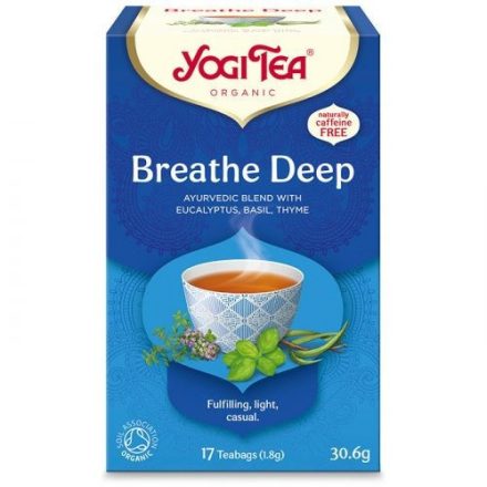 Yogi Tea® Mély lélegzet bio tea - filter, 17 db , 30,6 g