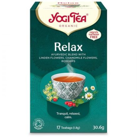 Yogi Tea® Relaxáló bio tea - filter, 17 db , 30,6 g
