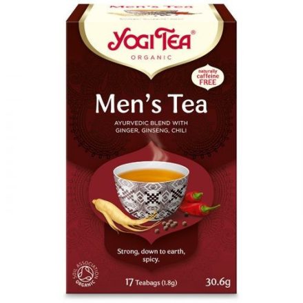 Yogi Tea® Férfiaknak bio tea - filter, 17 db , 30,6 g