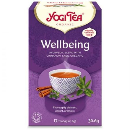 Yogi Tea® Jó közérzet bio tea - filter, 17 db , 30,6 g