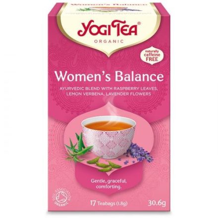 Yogi Tea® Női egyensúly bio tea - filter, 17 db , 30,6 g