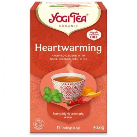 Yogi Tea® Szívmelengető bio tea - filter, 17 db , 30,6 g