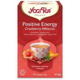   Yogi Tea® Pozitív energia bio tea tőzegáfonyával és hibiszkusszal - filter, 17 db , 30,6 g