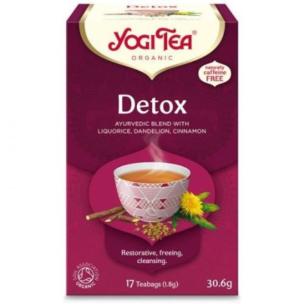 Yogi Tea® Tisztító (méregtelenítő) bio tea - filter, 17 db , 30,6 g