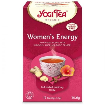 Yogi Tea® Női energia bio tea - filter, 17 db , 30,6 g