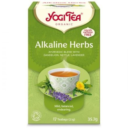 Yogi Tea® Lúgosító gyógynövényes bio tea - filter, 17 db , 35,7 g