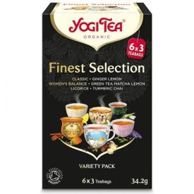   Yogi Tea® Bio Teaválogatás a legfinomabbakból - filter, 3 x 6 db , 34,2 g