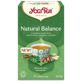   Yogi Tea® Természetes egyensúly bio tea shiitake gombával - filter, 17 db , 34 g