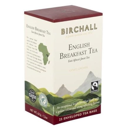 Birchall English Breakfast Reggeli Teakeverék - filter, 25 db , 62 g