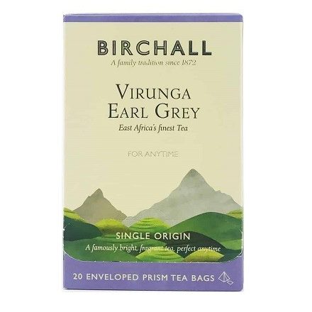 Birchall Virunga Earl Grey Fekete Tea - teapiramis, 20 db , 62 g