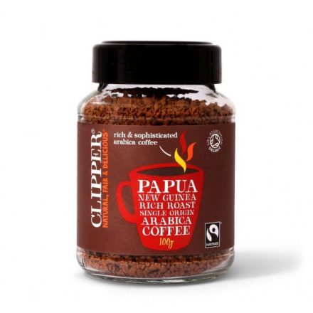 Clipper Tea Pápua Új-Guinea Arabica Instant Kávé - por, , 100 g