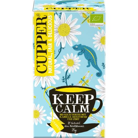Cupper Keep Calm bio tea, 20db