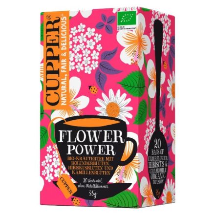Cupper Flower Power Virágos Gyógytea - filter, 20 db , 35 g