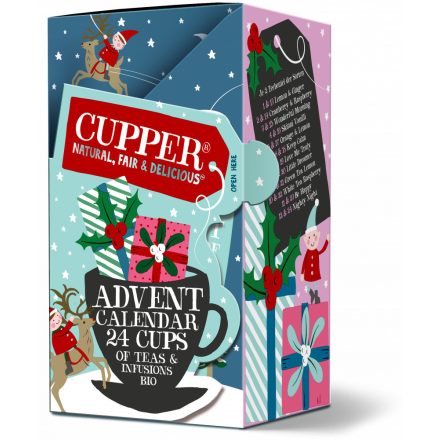 CUP Tea Advent Calendar- Adventi Tea Naptár, 24db