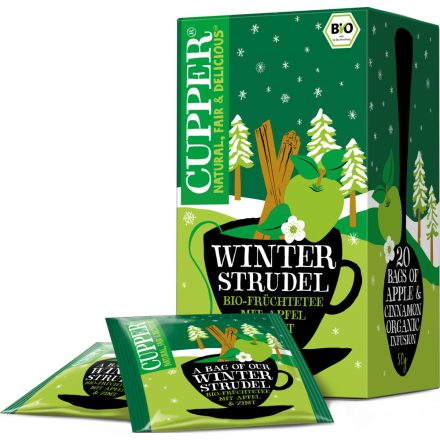 Winter Strudel - Xmas Limited Edition - Téli Almás Fahéjas bio tea, 20db