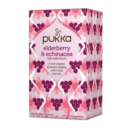 Pukka Bodza & Echinacea Gyümölcstea - filter, 20 db, Pukka Herbs, 40 g