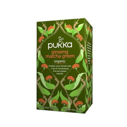 Pukka Ginseng Matcha Zöld Tea - filter, 20 db, Pukka Herbs, 30 g