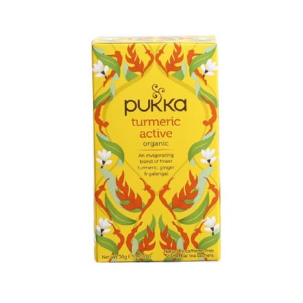 Pukka Turmeric Active Kurkumás Gyömbéres Gyógytea - filter, 20 db, Pukka Herbs, 36 g