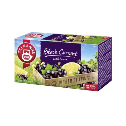 TEEKANNE Fekete ribizli citrommal tea