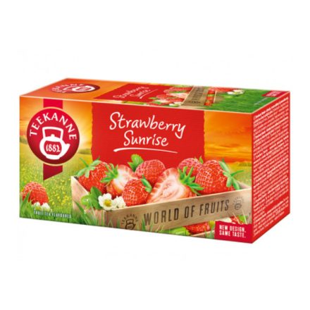 Teekanne Strawberry Sunrise Epres Gyümölcstea - filter, 20 db, 45 g