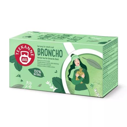 Teekanne Broncho Gyógytea - filter, 20 db , 40 g