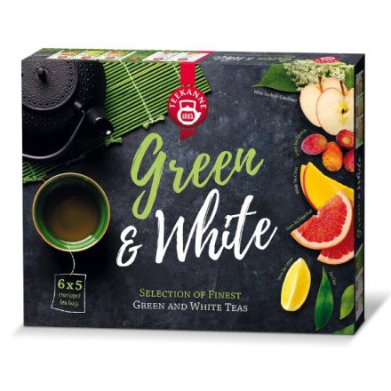 Teekanne Zöld&Fehér Tea Kollekció - filter, 30 db , 47 g