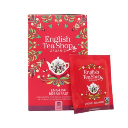 English Tea Shop English Breakfast Fekete Bio Tea - filter, 20 db , 40 g