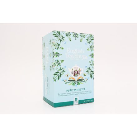 English Tea Shop Fehér Bio Tea - filter, 20 db , 40 g