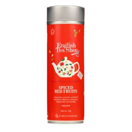 English Tea Shop Fűszeres Pirosgyümölcsös Bio Tea - piramis, 15 db , 30 g