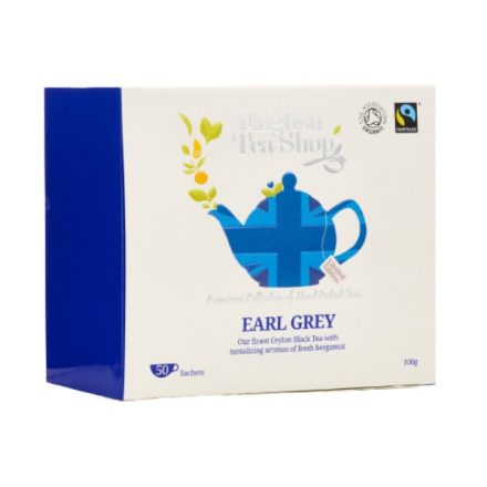 English Tea Shop Union Jack Earl Grey Fekete Bio Tea - filter, 50 db , 100 g