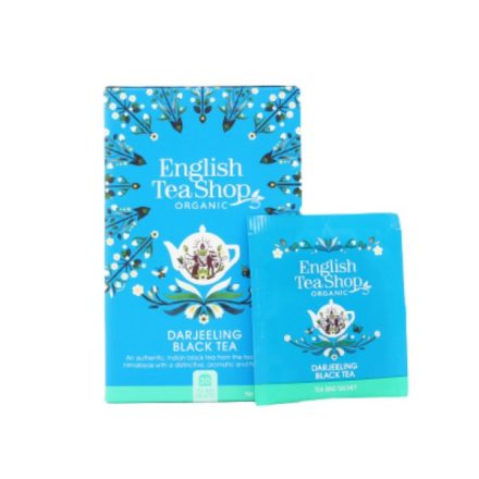 English Tea Shop Darjeeling Fekete Bio Tea - filter, 20 db , 40 g