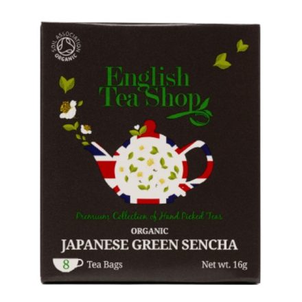 English Tea Shop Japán Zöld Sencha Bio Tea - filter, 8 db , 16 g