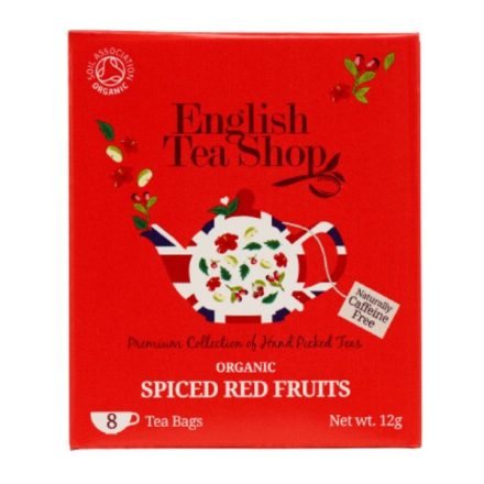 English Tea Shop Fűszeres Pirosgyümölcsös Bio Tea - filter, 8 db , 12 g