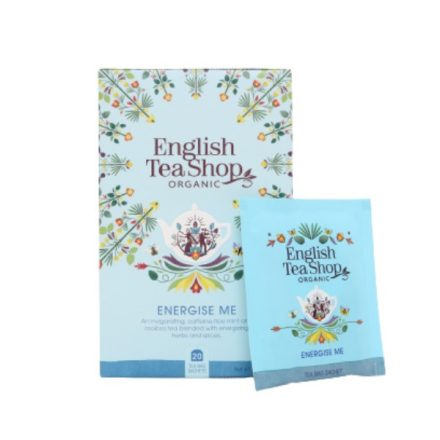 English Tea Shop Energise Me Energizáló Koffeinmentes Bio Tea - filter, 20 db , 30 g