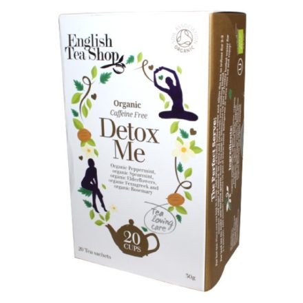 English Tea Shop Detox Me Koffeinmentes Bio Tea - filter, 20 db , 30 g