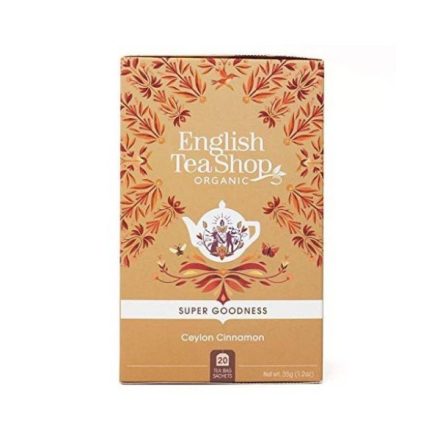 English Tea Shop Ceyloni Bio Gyógytea Fahéjjal - filter, 20 db, 35 g