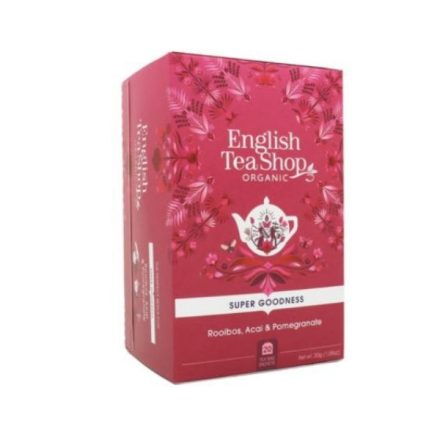 English Tea Shop Rooibos Tea Acai bogyóval Gránátalmával - filter, 20 db, 30 g