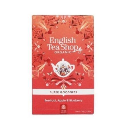 English Tea Shop Céklás Gyümölcstea Almával Áfonyával - filter, 20 db, 30 g