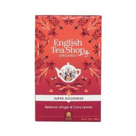 English Tea Shop Céklás Gyógytea Gyömbérrel Curry levelekkel - filter, 20 db, 30 g