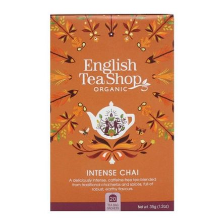 English Tea Shop Intenzív Chai Fekete Tea - filter, 20 db, 35 g