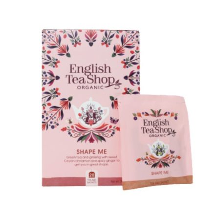 English Tea Shop Shape Me Bio Zöld Tea - filter, 20 db , 30 g