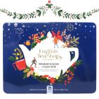 English Tea Shop Karácsonyi Kék Fémdobozos Prémium Teaválogatás - filter, 36 db