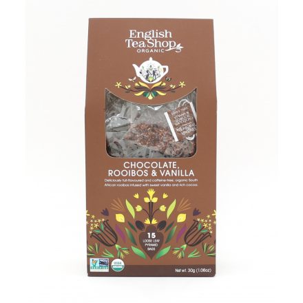 English Tea Shop Csokoládés Vaníliás Rooibos - bio, 15 db