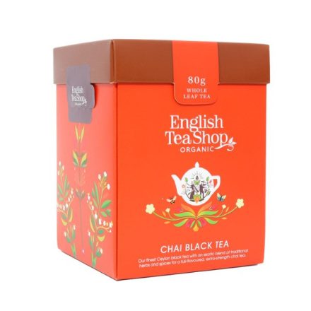 English Tea Shop Org. Fekete Chai tea  - 80g Szálas tea
