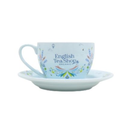English Tea Shop Kék Mintás Teáscsésze és kistányér - 