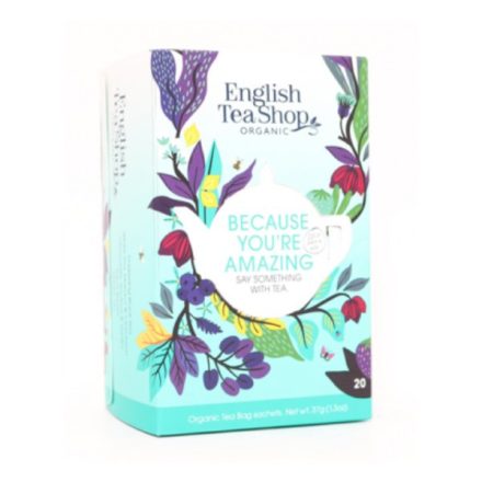 English Tea Shop Because You Are Amazing Teaválogatás - filter, 20 db, 37 g