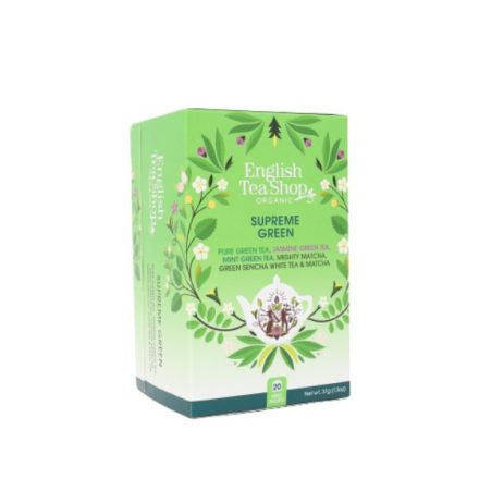English Tea Shop Supreme Zöld Teaválogatás 5 Ízzel - filter, 20 db , 37 g