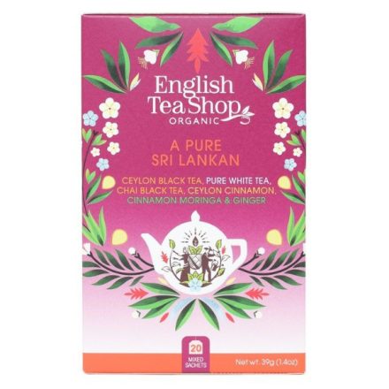 English Tea Shop Tiszta Srí Lankai Teaválogatás - filter, 20 db, 39 g